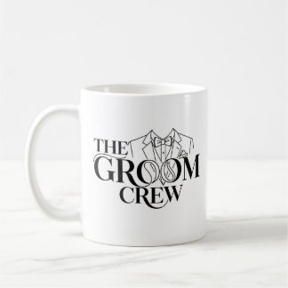 Taza De Café El equipo del novio | Fiesta de boda elegante con
