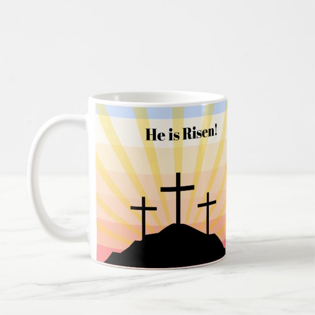 Taza De Café Él es Risen (Izquierda)