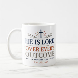 Taza De Café Él es Señor de Todo Resultado Escritura Bíblica