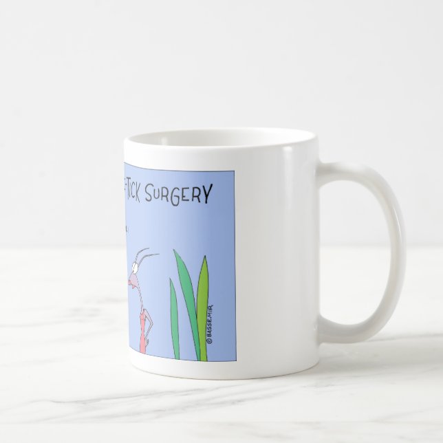 Taza De Café El escarabajo consigue cirugía del cosmetit (Derecha)
