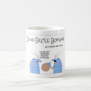 Taza De Café El escarabajo de Dung va a la bolera