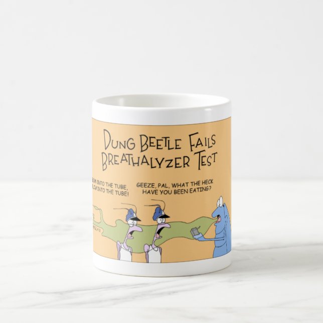 Taza De Café El escarabajo de estiércol y la prueba de (Centro)