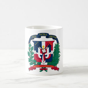 Taza De Café El escudo de armas de la República Dominicana HACE