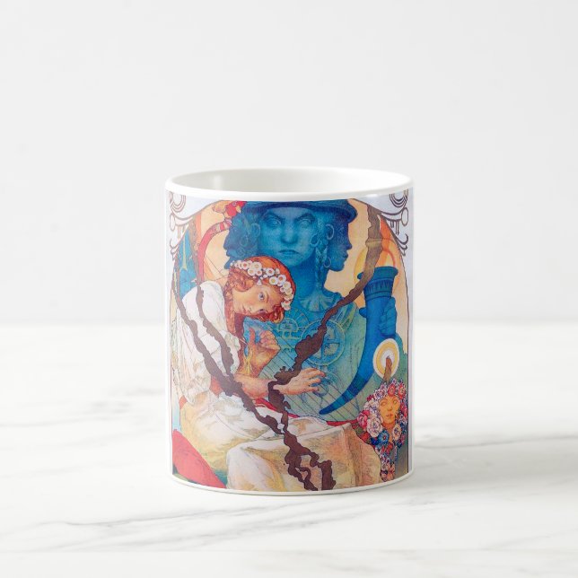 Taza De Café El eslavo épico, Alphonse Mucha (Centro)