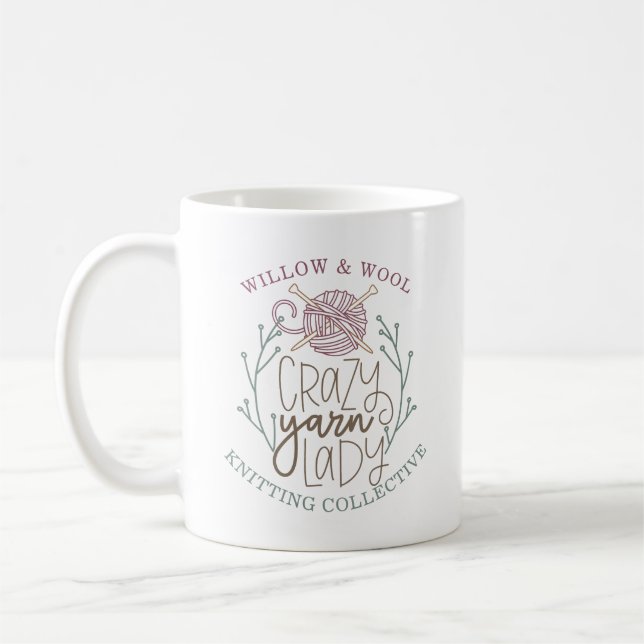 Taza De Café El eslogan del grupo de puntería Yarn T-Shirt (Izquierda)