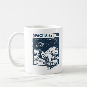 Taza De Café El espacio es mejor con el fuego