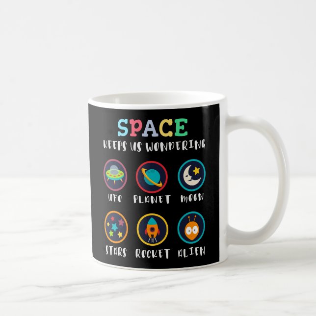 Taza De Café El espacio nos hace preguntarnos (Derecha)