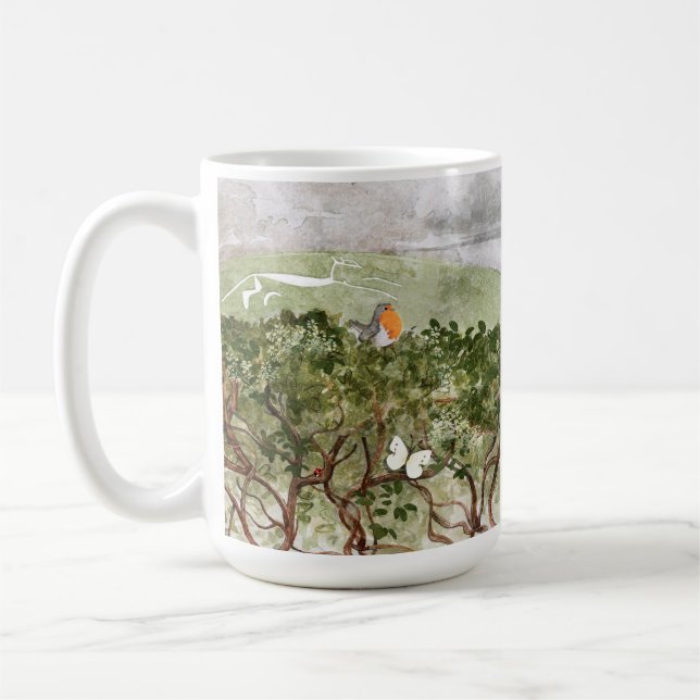 Taza De Café El espíritu de la capa de setos (Izquierda)