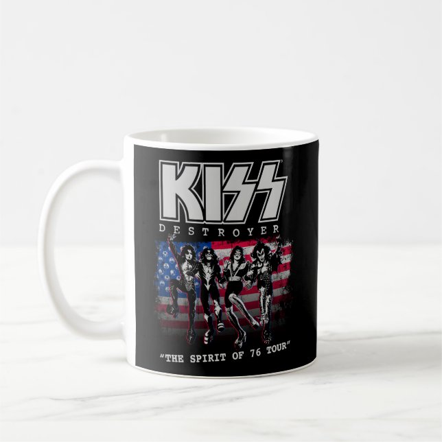 Taza De Café El Espíritu Del Destruir Besos Del 76 (Izquierda)