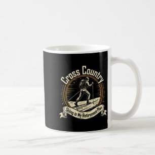 Taza De Café El esquí de fondo es para amantes del esquí jubila
