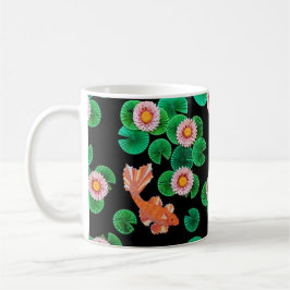 Taza De Café El estanque de koi de papel