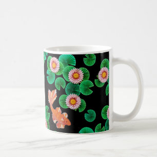 Taza De Café El estanque de koi de papel