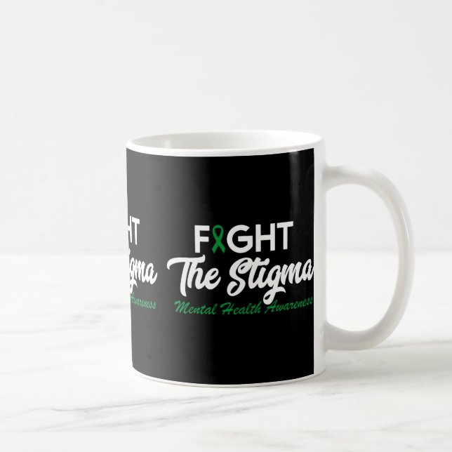 Taza De Café El estigma de los problemas de salud mental (Derecha)