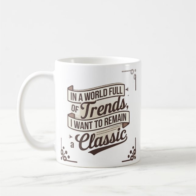 Taza De Café El estilo inmaduro en un mundo de tendencias (Izquierda)