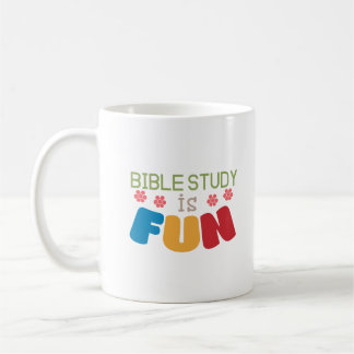 Taza De Café El estudio de la Biblia es divertido