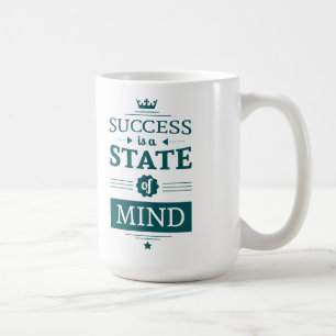 Taza De Café El Éxito Es Un Estado De Mente
