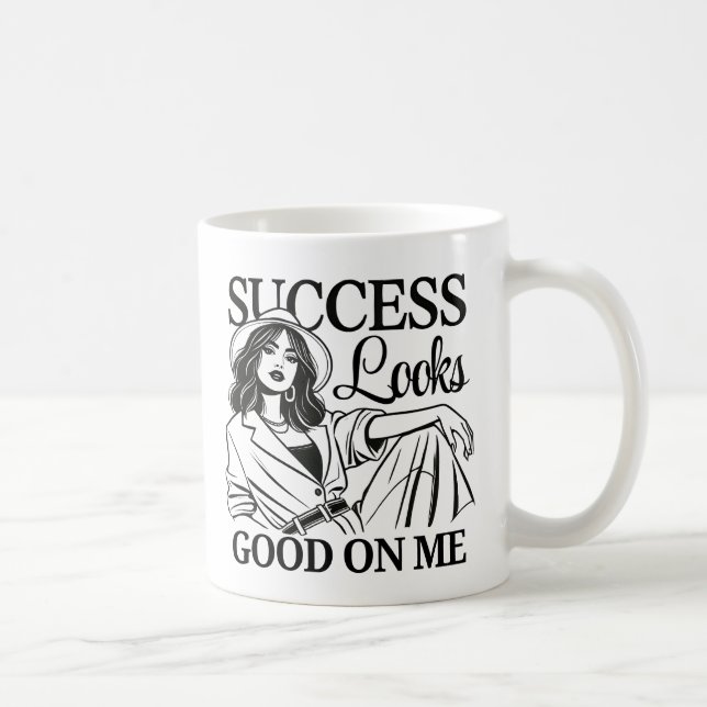 Taza De Café El éxito me parece bueno - Empoderamiento (Derecha)