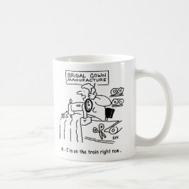 Taza De Café El fabricante de ropa boda está "en el tren". Dive