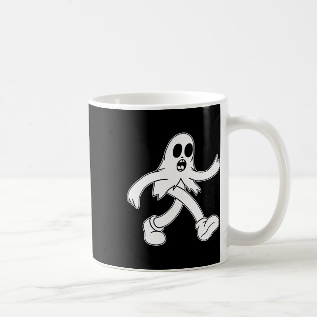 Taza De Café El fantasma de la hoja fantasma del payaso (Derecha)
