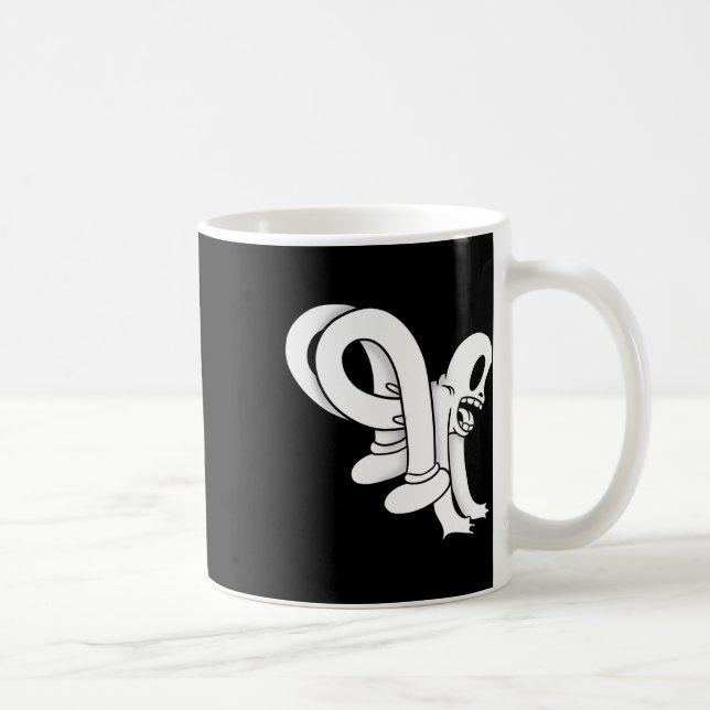 Taza De Café El Fantasma Payaso Twisty Blackwork  (Derecha)