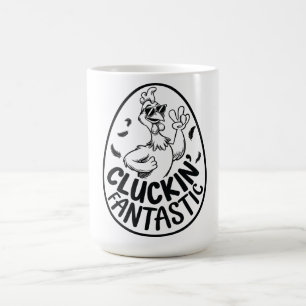 Taza De Café El fantástico diseño humorístico con tema de pollo
