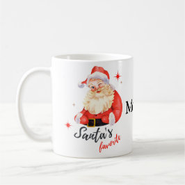 TAZA DE CAFÉ EL FAVORITO/ REGALO DE SANTA PERSONALIZADO PARA TO