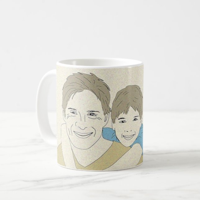 Taza De Café El feliz día del padre (Anverso izquierdo)