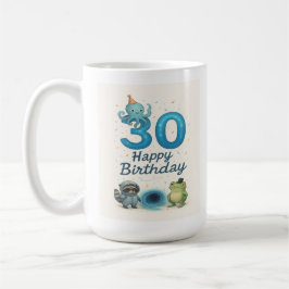 Taza De Café El Fiesta del portal: 30.º cumpleaños