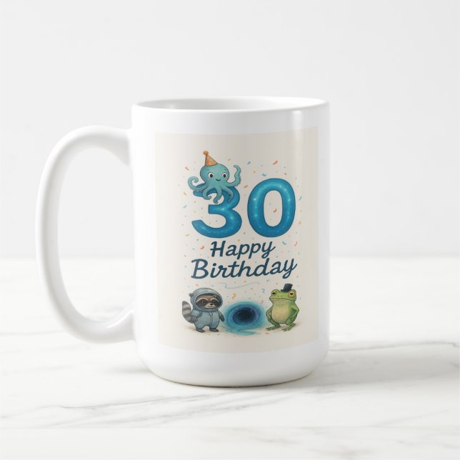 Taza De Café El Fiesta del portal: 30.º cumpleaños (Izquierda)