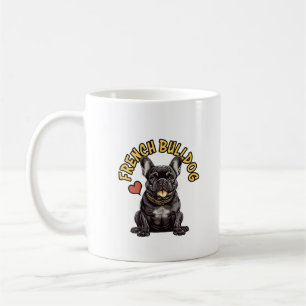 Taza De Café El filósofo de "orejas de murciélago": Bulldog Fra