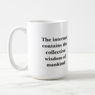 Taza De Café El filósofo del humor seco Chalice ie. 