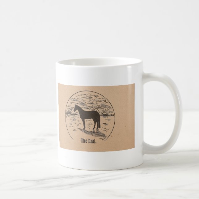 Taza De Café El fin Black Beauty (Derecha)