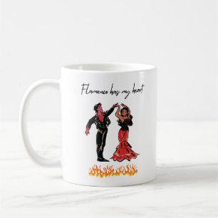 Taza De Café El flamenco tiene mi corazón