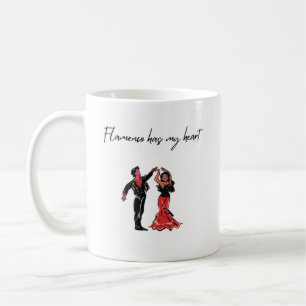 Taza De Café El flamenco tiene mi corazón