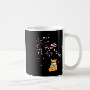 Taza De Café El flujo de cerezo de cerezo en cuclillas de Pales