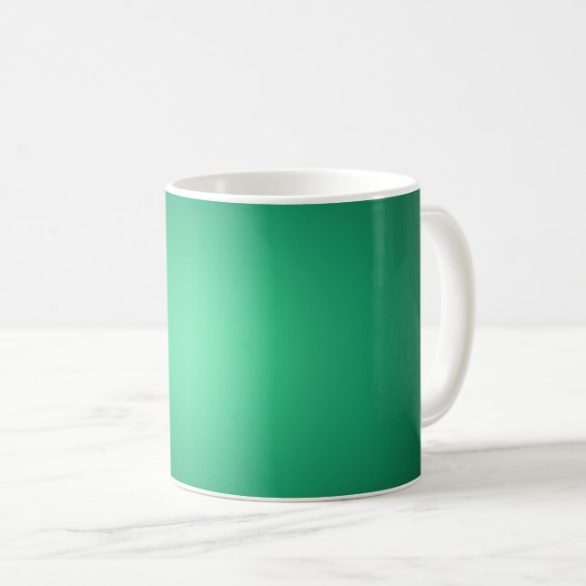 Taza De Café El foco blanco en el verde (Anverso derecho)