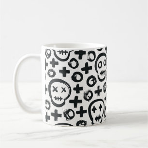 Taza De Café El fondo es transparente. Decoración de superficie