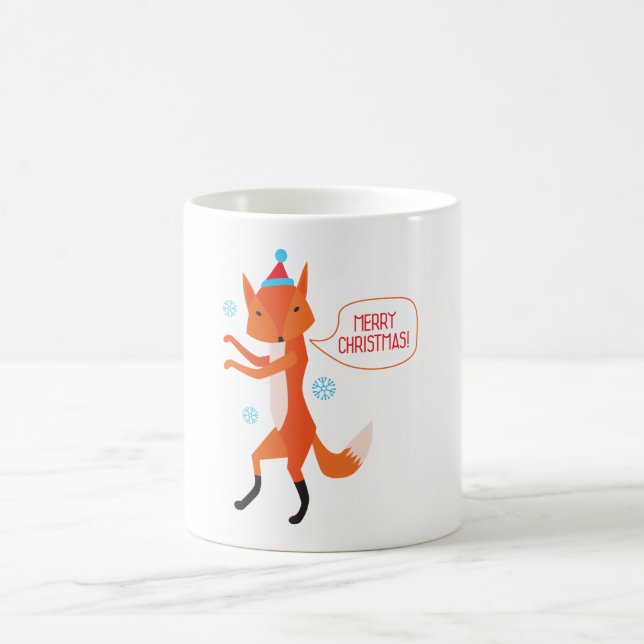 Taza De Café ¡El Fox dice Felices Navidad! (Centro)