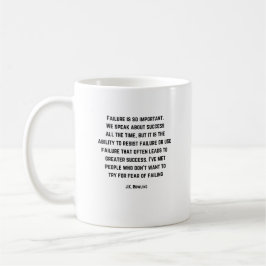 Taza De Café El Fracaso Es Importante - Cita - J.K. Rowling