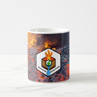 Taza De Café El fuego hace que Biochar Mug