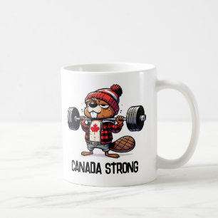 Taza De Café El fuerte castor de la elevación del peso en Canad