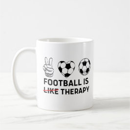 Taza De Café El fútbol de aficionados al fútbol es como la tera