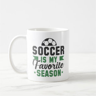 Taza De Café El fútbol es mi temporada favorita