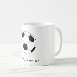 Taza De Café El fútbol es mi vida
