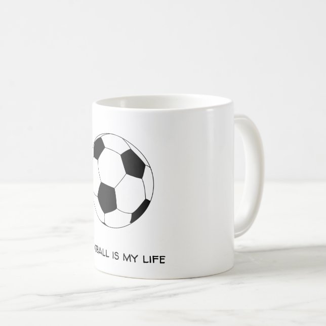 Taza De Café El fútbol es mi vida (Anverso derecho)