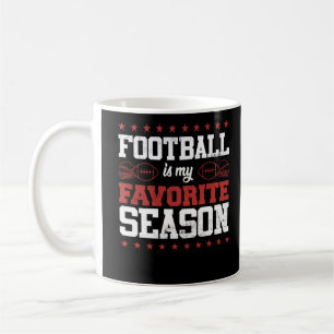 Taza De Café El Fútbol Gracioso Es Mi Temporada Favorita