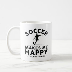 Taza De Café El fútbol me hace feliz