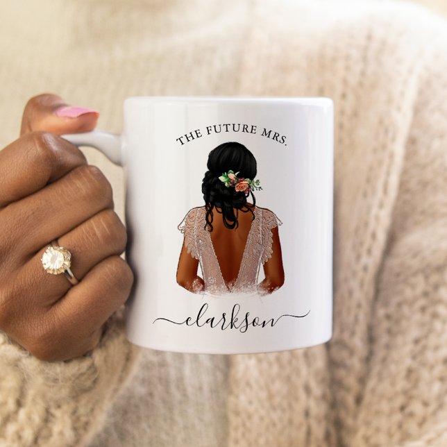Taza De Café El futuro de la señora de la fotografía personaliz (Subido por el creador)