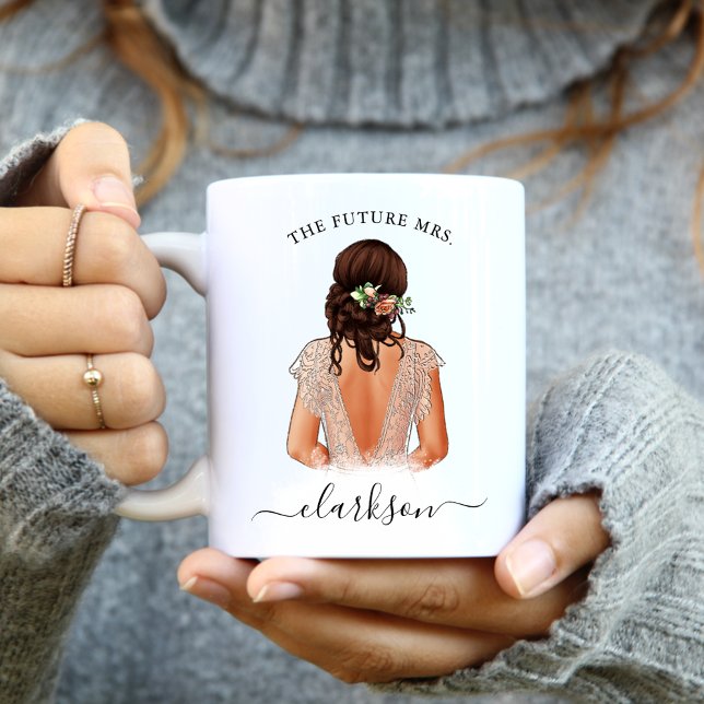 Taza De Café El futuro de la señora de la fotografía personaliz (Subido por el creador)