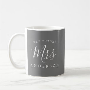 Taza De Café El futuro de la Sra. Gray Engagement Gift Coffee M